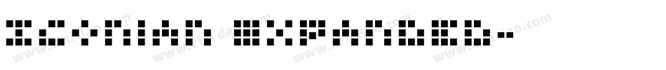 Iconian Expanded字体转换